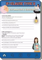 Vorschau - Arbeitsblätter - If-Clauses Type 2 Explanation & Exercises - Seite 2