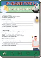 Vorschau - Arbeitsblätter - If-Clauses Type 1 Explanation & Exercises - Seite 2