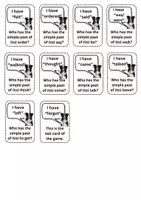 Vorschau - Spiele - I have ... Who has ...? Simple Past Mixed (Version 2) - Seite 2