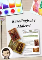 Vorschau - Arbeitsblätter - Karolingische Kunst - Deckblatt