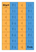 Vorschau - Spiele - Domino ((un-)gleichnamige Brüche subtrahieren) - Seite 1