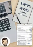Vorschau - Stundenentwürfe - Arbeiten mit Ordnern - Ordnerstruktur (Lerntheke) - Deckblatt