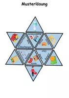 Vorschau - Arbeitsblätter - Legestern im Supermarkt Wortschatz - DaZ/DaF, Deutsch (Klassen 1 und 2) - Seite 2