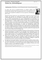 Vorschau - Arbeitsblätter - Arbeitsblatt Geschichte Sek II: Dolchstoßlegende (mit Lösung) - Deckblatt