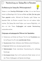 Vorschau - Arbeitsblätter - Ramadan Sadaqa Box / Wohltätigkeitsbox basteln mit Kindern - Seite 1
