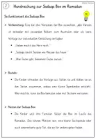 Vorschau - Arbeitsblätter - Ramadan Sadaqa Box / Wohltätigkeitsbox basteln mit Kindern - Seite 2