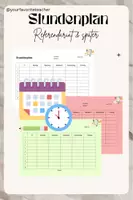Vorschau - Anderer Materialtyp - Stundenplan - Deckblatt