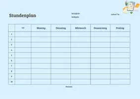 Vorschau - Anderer Materialtyp - Stundenplan - Seite 3