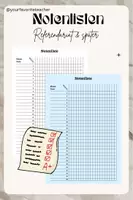 Vorschau - Anderer Materialtyp - Notenliste - Deckblatt