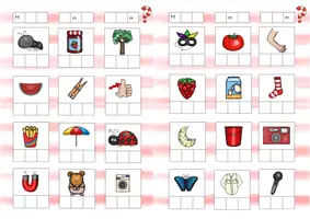 Vorschau - Fördermaterial/Inklusion - Kartenpaket phonologische Bewusstheit M,L,R - Seite 1
