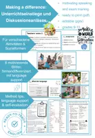 Vorschau - Arbeitsblätter - Making a difference in pictures: Kick-off lesson starters and discussion prompts - Deckblatt