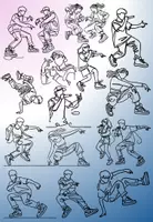 Vorschau - selbst erstellte Cliparts/Grafiken - Hip Hop & Breakdance - Deckblatt