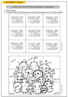 Vorschau - Arbeitsblätter - Schriftliche Multiplikation mit Zehnerzahlen (mit Lösungen; Rechenpuzzle) - Seite 3
