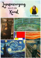 Vorschau - Bildkarten - Lesespaziergang Kunst - bekannte Kunstwerke Kl. 3-4 - Deckblatt