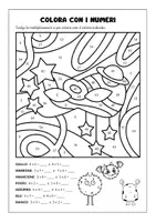 anteprima - Esercizi - Colora con i numeri - CARNEVALE - Pagina 2