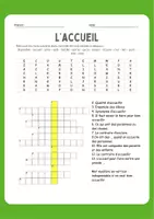 Aperçu - Feuilles d'exercices - L'accueil - Page de couverture