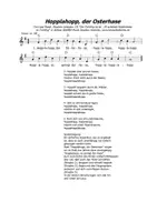 Vorschau - Anderer Materialtyp - LIED Hopplahopp, der Osterhase - OSTERN OSTERHASE OSTERLIED HASE - Seite 1