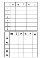 Vorschau - Aufgabenkarten - Buchstaben- und Silbenteppiche - Seite 2
