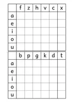 Vorschau - Aufgabenkarten - Buchstaben- und Silbenteppiche - Seite 3