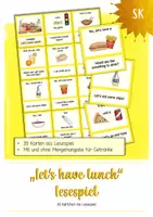 Vorschau - Spiele - Lesespiel - Let's have lunch - Deckblatt
