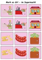 Vorschau - Spiele - Merk es dir im Supermarkt (Bild-Bild) - DaZ/DaF, Deutsch (Klasse 1 bis 4) - Seite 3