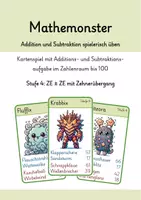 Vorschau - Spiele - Mathemonster | Spiel | ZE +- ZE mit ZÜ - Deckblatt
