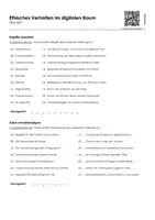 Vorschau - Arbeitsblätter - Ethisches Verhalten im digitalen Raum (Infotext und Übungen) - Seite 1