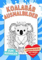 Vorschau - Arbeitsblätter - Koalabär Mandala Ausmalbilder Kunst Kunstidee Fensterbild Beschäftigung - Deckblatt