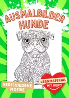 Vorschau - Arbeitsblätter - Kunst Hunde Mandala Ausmalbilder Kunstidee Fensterbild Entspannung - Deckblatt