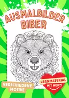 Vorschau - Arbeitsblätter - Kunst Biber Mandala Ausmalbilder Kunstidee Fensterbild Entspannung - Deckblatt