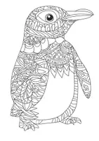 Vorschau - Arbeitsblätter - Mandala Pinguin Ausmalbilder Kunst Kunstidee Fensterbild Zwischendurch - Seite 3