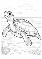 Vorschau - Arbeitsblätter - Kunst Schildkröte Ausmalbilder Kunstidee Fensterbild Entspannung - Seite 2