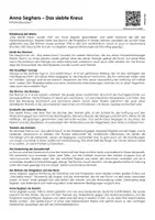 Vorschau - Arbeitsblätter - Anna Seghers – Das siebte Kreuz (Infotext und Übungen) - Deckblatt