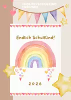 Vorschau - Poster - Endlich Schulkind – Perfektes Poster zur Einschulung - Deckblatt