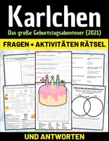 Vorschau - Arbeitsblätter - Film: "Karlchen – Das große Geburtstagsabenteuer (2021)" Fragen + Aktivitäten Rätsel mit Lösungen - Deckblatt