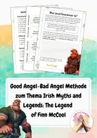 Vorschau - Arbeitsblätter - Good Angel Bad Angel Irish Myths - Deckblatt