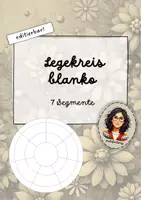 Vorschau - Mal- und Bastelvorlagen - Legekreis EDITIERBAR I 7 Segmente, Blankoversion - Deckblatt