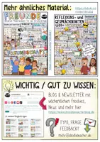 Vorschau - Spiele - Freundschaft / Freunde - 35 Gesprächskarten / Impulse (Klasse 2-6) - Seite 1