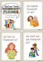 Vorschau - Spiele - Freundschaft / Freunde - 35 Gesprächskarten / Impulse (Klasse 2-6) - Seite 3