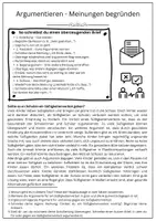 Vorschau - Arbeitsblätter - Argumentieren – Süßigkeiten verbieten? - Seite 1