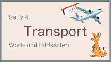 Vorschau - Poster - Sally 4 - Wort- und Bidlkarten zur Lektion "Transport" - Seite 2