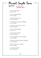 Vorschau - Arbeitsblätter - Present Simple Tense (question) - Seite 3