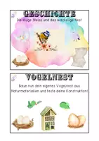 Vorschau - Präsentationen/Tafelbilder - Geschichte die kluge Meise und das wackelige Nest 3. Klasse Kompetenz Werken Ergebnisse prüfen, Schlüsse ziehen und verbalisieren - Deckblatt