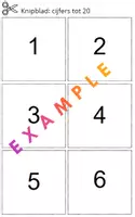 Voorbeeld - Cijferkaarten 0-20 en Telkaarten 1-10: Leerzaam & Leuk! - Pagina 1