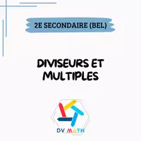 Aperçu - Préparation de séquence / Séquence complète - S2 Belgique - Diviseurs et multiples - Page de couverture