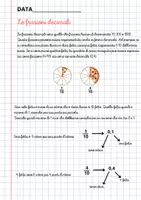 anteprima - Esercizi - Dalle frazioni ai numeri decimali/porzione di quaderno classe quarta - Pagina 1
