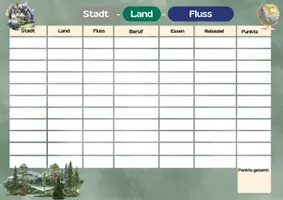 Vorschau - Arbeitsblätter - Stadt-Land-Weihnachten & Stadt-Land-Fluss - Deckblatt