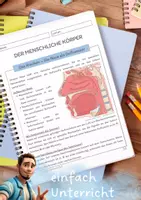Vorschau - Unterrichtsreihen - Der menschliche Körper - Die Sinne - Deckblatt