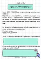 Vista previa - Refuerzo / NEE / Materiales de apoyo - INDEFENSIÓN APRENDIDA - página 2