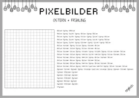 Vorschau - Arbeitsblätter - Pixelbilder dekodieren - Ostern - Osterhase - Medien und Informatik - Seite 2